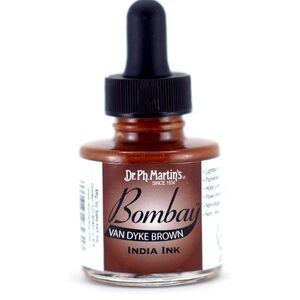 🔥5 FOR $25🔥 Dr. Ph. Martin’s Bombay India Ink, Van Dyke Brown